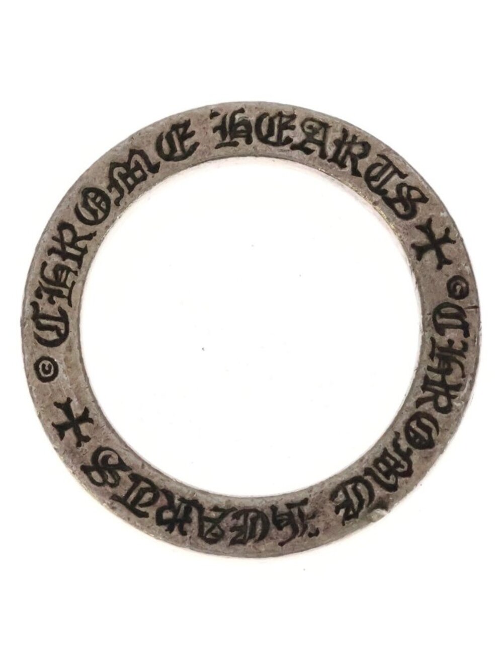 Chrome Hearts Spacer Pln Plain Ring Silver